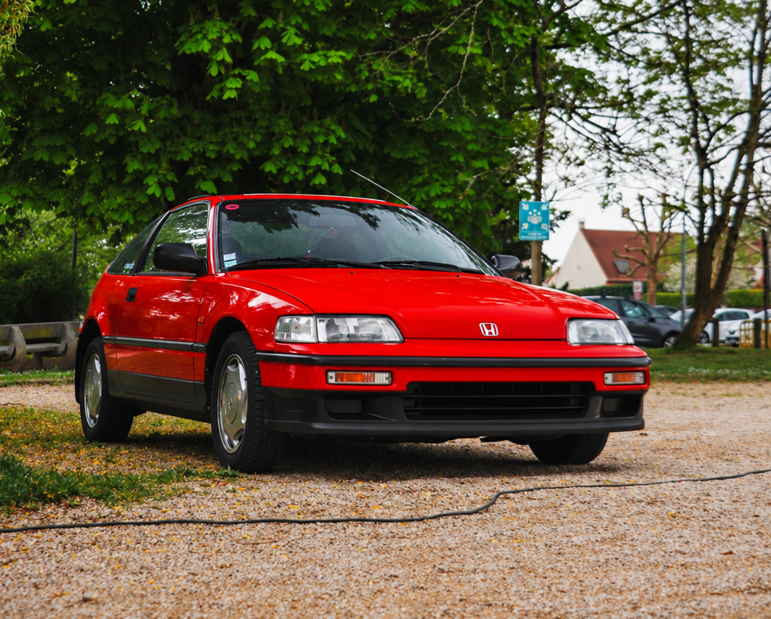Honda CRX — sellerie par Sellerie Couto, Franconville (Automobile)