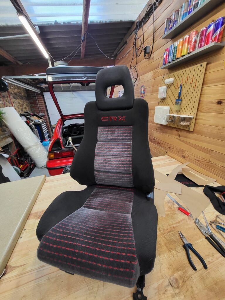 Honda CRX — sellerie par Sellerie Couto, Franconville