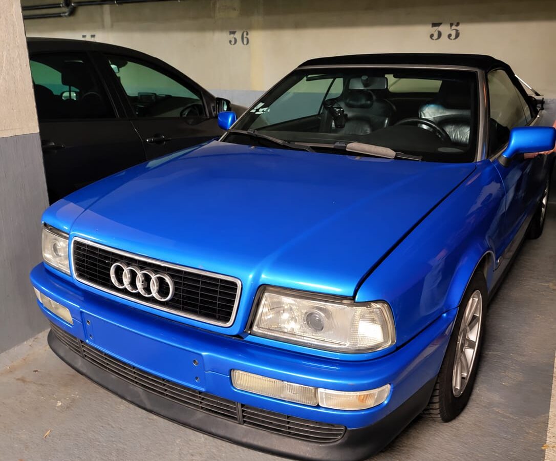 Audi 80 Coupé Cabriolet — sellerie par Sellerie Couto, Franconville (Automobile)
